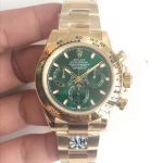 Rolex AR Factory Daytona Green Dial Yellow Gold Watch (904L SS)